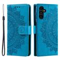 Etui z Portfelem z Serii Mandala Samsung Galaxy S25 FE - Błękit