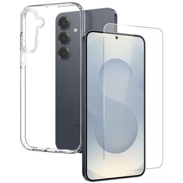 Samsung Galaxy S25 FE Northjo 2-w-1 Zestaw Ochronny - Przezroczysty