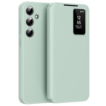 Samsung Galaxy S25 FE Smart Clear View Etui z klapką z kieszenią na kartę