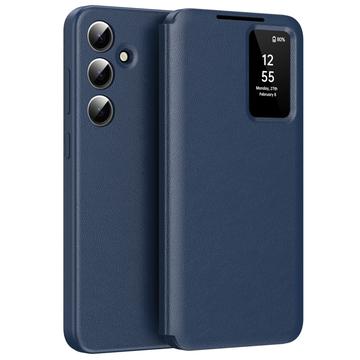 Samsung Galaxy S25 FE Smart Clear View Etui z klapką z miejscem na kartę - Szafir