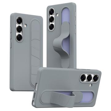 Samsung Galaxy S25 FE Smart hybrydowe etui ze stojącym uchwytem - ciemnoszary