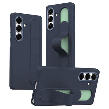 Samsung Galaxy S25 FE Smart hybrydowe etui ze stojącym uchwytem - Szafir