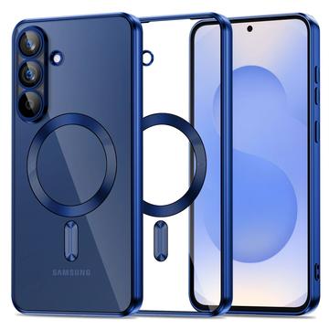 Samsung Galaxy S25 FE Tech-Protect MagFlex Etui - kompatybilny z MagSafe - Przezroczysty / Granat