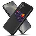 Samsung Galaxy S25 Etui KSQ z Miejscem na Kartę - Czarne