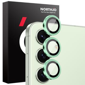 Zestaw osłon obiektywu aparatu Samsung Galaxy S25 Northjo - zielony