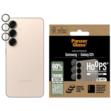 Osłona obiektywu aparatu Samsung Galaxy S25 PanzerGlass Hoops - Przezroczysty
