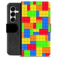 Etui Portfel Premium - Samsung Galaxy S25+ - Bloki