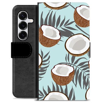Etui Portfel Premium - Samsung Galaxy S25+ - Kokos