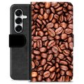 Etui Portfel Premium - Samsung Galaxy S25+ - Ziarna Kawy