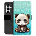 Etui Portfel Premium - Samsung Galaxy S25+ - Panda