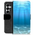 Etui Portfel Premium - Samsung Galaxy S25+ - Morze