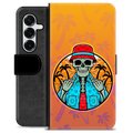Etui Portfel Premium - Samsung Galaxy S25+ - Letnie Szkielet