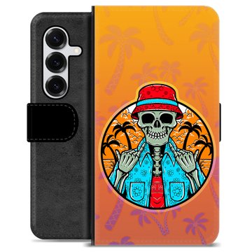 Etui Portfel Premium - Samsung Galaxy S25+ - Letnie Szkielet
