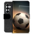 Etui Portfel Premium - Samsung Galaxy S25+ - Piłka Nożna