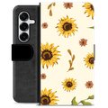 Etui Portfel Premium - Samsung Galaxy S25+ - Słonecznik