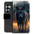 Etui Portfel Premium - Samsung Galaxy S25+ - Wilk