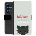 Etui Portfel Premium - Samsung Galaxy S25 - Wściekły Kot