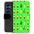 Etui Portfel Premium - Samsung Galaxy S25 - Wzór Awokado