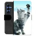 Etui Portfel Premium - Samsung Galaxy S25 - Kot
