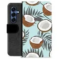 Etui Portfel Premium - Samsung Galaxy S25 - Kokos