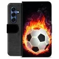 Etui Portfel Premium - Samsung Galaxy S25 - Piłka w Ogniu
