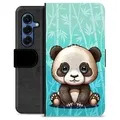 Etui Portfel Premium - Samsung Galaxy S25 - Panda