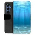 Etui Portfel Premium - Samsung Galaxy S25 - Morze