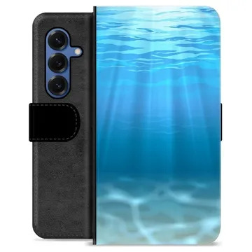 Etui Portfel Premium - Samsung Galaxy S25 - Morze