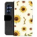 Etui Portfel Premium - Samsung Galaxy S25 - Słonecznik