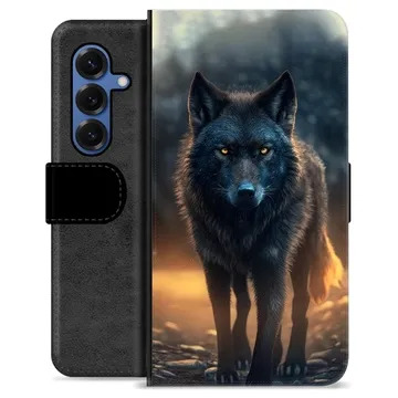 Etui Portfel Premium - Samsung Galaxy S25 - Wilk
