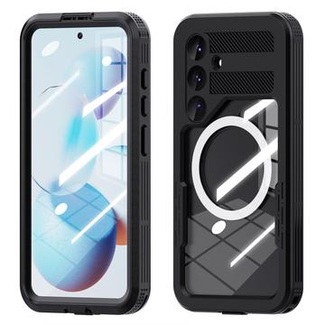 Samsung Galaxy S25 Redpepper IP68 Magnetyczna wodoodporna obudowa - czarny