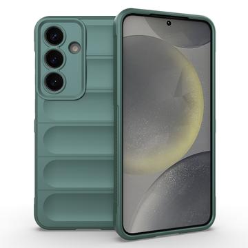 Samsung Galaxy S25 Etui z TPU Rugged - Zieleń