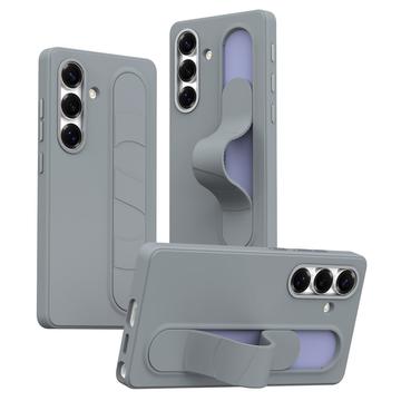 Samsung Galaxy S25/S24 Smart hybrydowe etui ze stojącym uchwytem - ciemnoszary