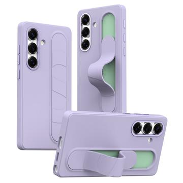 Samsung Galaxy S25/S24 Smart hybrydowe etui ze stojącym uchwytem - fioletowy
