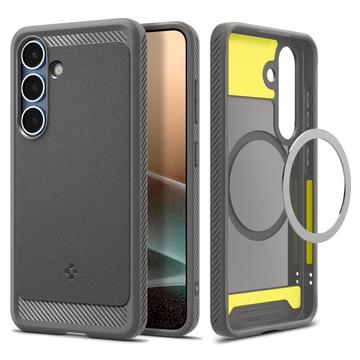 Samsung Galaxy S25 Spigen Rugged Armor Mag Etui z TPU - Szary