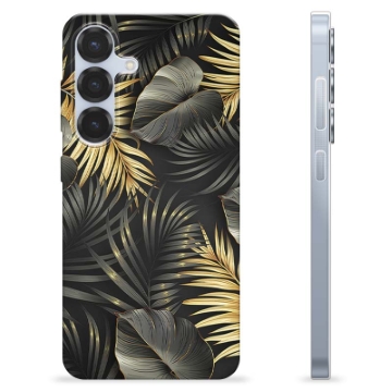 Etui TPU - Samsung Galaxy S25 - Złote Liście