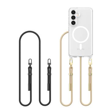 Samsung Galaxy S25 Tech-Protect FlexAir Chain MagSafe Etui - Czarny i szary