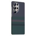 Samsung Galaxy S25 Ultra Benks Kevlar Aramid Fiber Etui - kompatybilny z MagSafe - szary/zielony