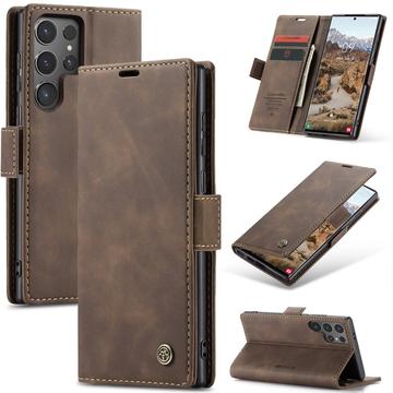 Samsung Galaxy S25 Ultra Etui z Portfelem Caseme 013 - Kawa