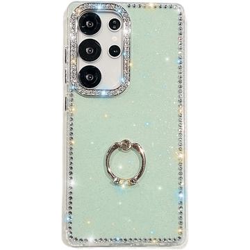 Samsung Galaxy S25 Ultra CrystalGlow Hybrydowe etui z uchwytem na pierścień