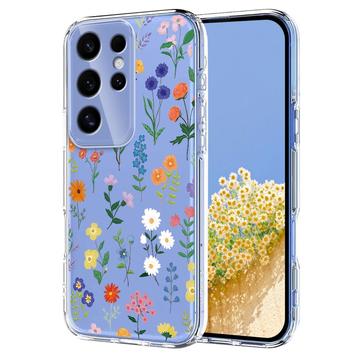Etui TPU z kwiatowym wzorem na Samsung Galaxy S25 Ultra