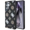 Etui MagSafe Samsung Galaxy S25 Ultra Guess 4G Printed Colored Peony Pattern - czarne