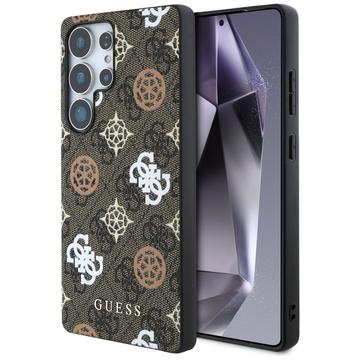 Etui MagSafe Samsung Galaxy S25 Ultra Guess 4G Printed Colored Peony Pattern