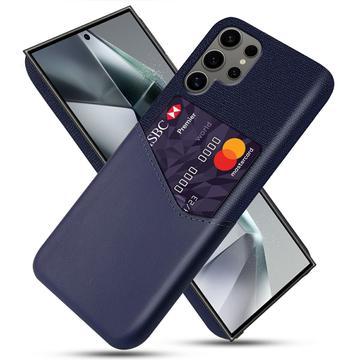 Samsung Galaxy S25 Ultra Etui KSQ z Miejscem na Kartę - Błękit