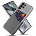 Samsung Galaxy S25 Ultra Etui KSQ z Miejscem na Kartę - Szary