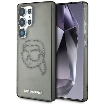 Samsung Galaxy S25 Ultra Karl Lagerfeld Rhinestones Karl Head Logo Etui