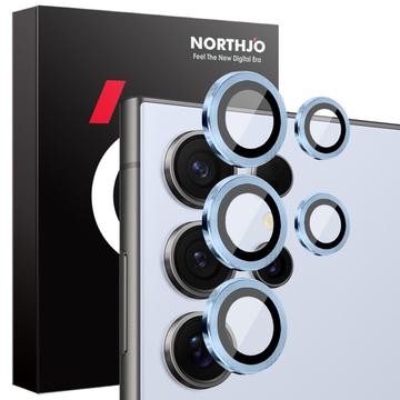 Zestaw osłon obiektywu aparatu Samsung Galaxy S25 Ultra Northjo - niebieski
