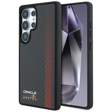 Samsung Galaxy S25 Ultra Oracle Red Bull Carbon Powerbar Etui - kompatybilny z MagSafe - czarny