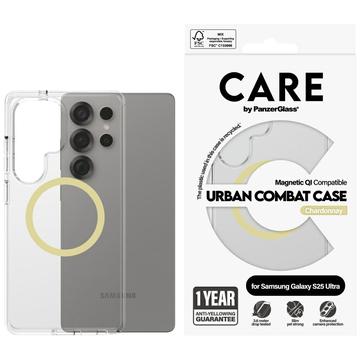 Samsung Galaxy S25 Ultra Etui PanzerGlass Care Urban Combat - kompatybilne z MagSafe - Chardonnay