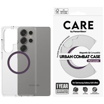 Samsung Galaxy S25 Ultra Etui PanzerGlass Care Urban Combat - kompatybilne z MagSafe - Śliwka